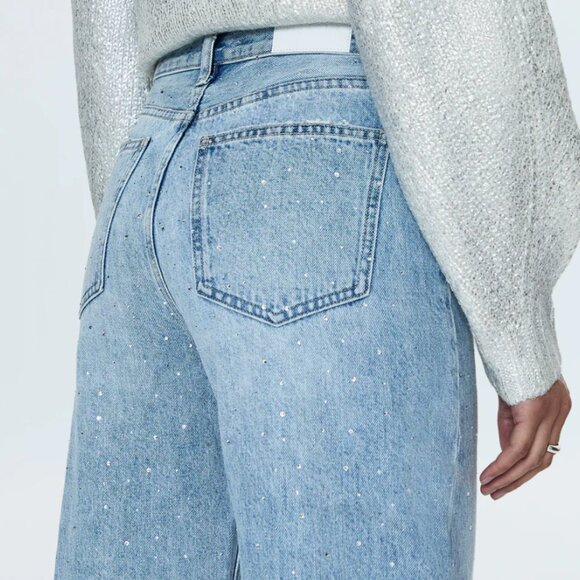 (Pistola) Wes High Rise Barrel Jean in Glitz - Picture 3 of 13